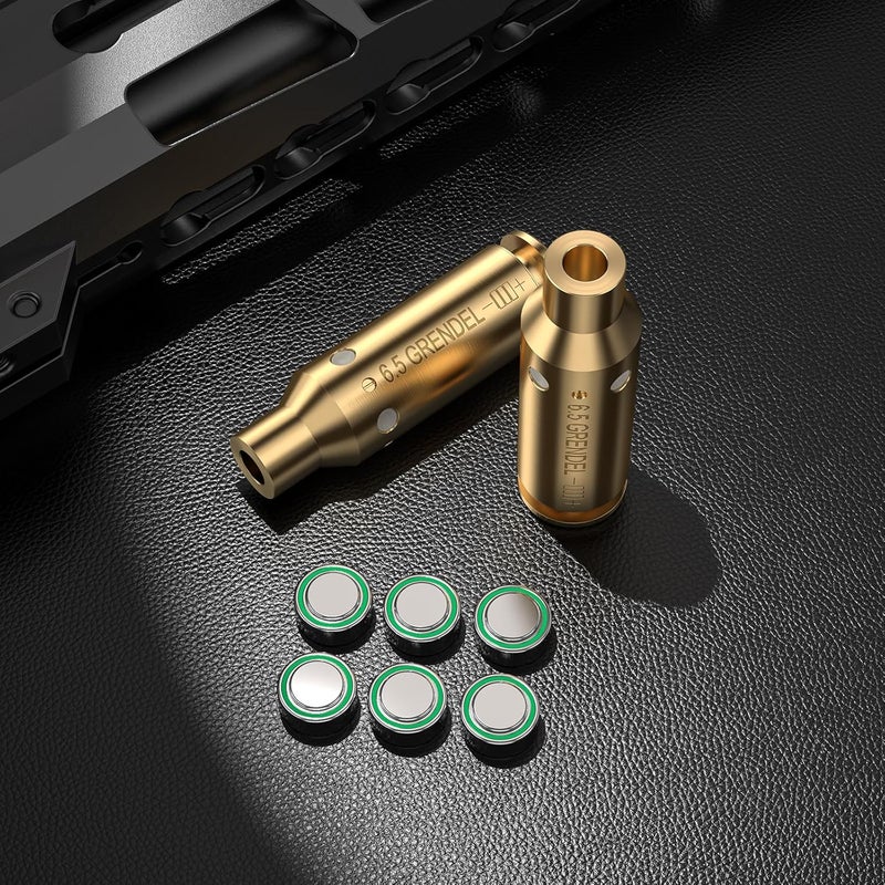EZshoot 6.5 Laser Bore Sight Red Laser for 6.5CM/6.5Grendel Bore Sighter Laser Boresighter with Sets of Batteries - Image 5